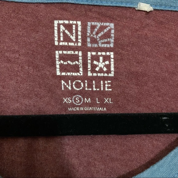 Burgundy Distressed Shirt - Picture 4 of 4